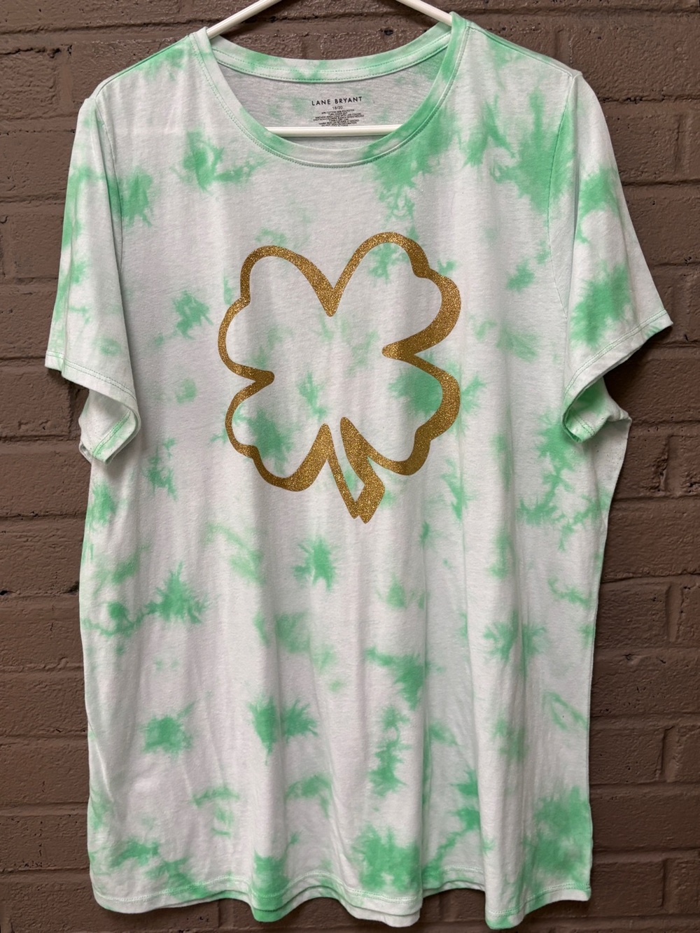 Lane Bryant Tie Dye Shamrock T shirt 18 - 20
